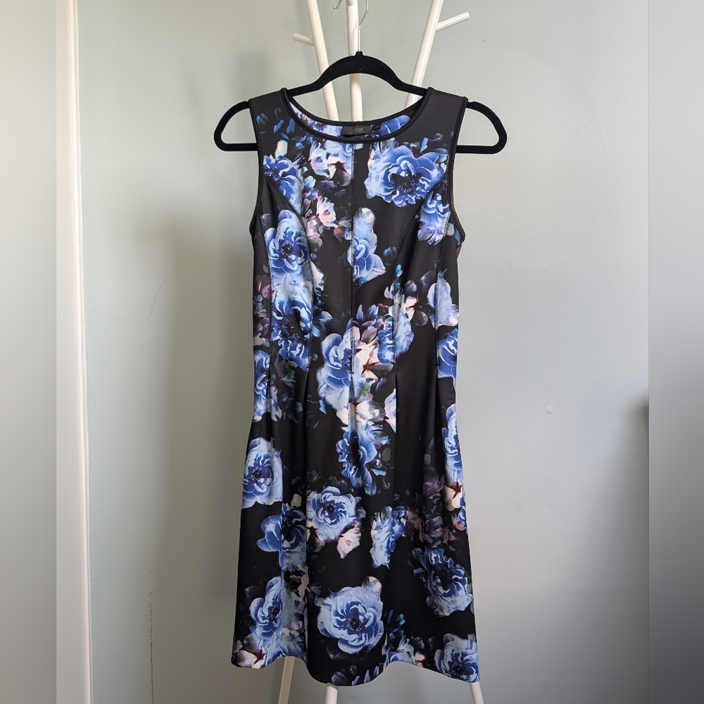 Apt 9 Floral Scuba Dress XS